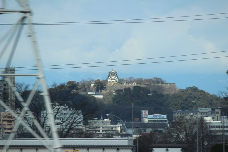 Château de Hikone depuis le Shinkansen
