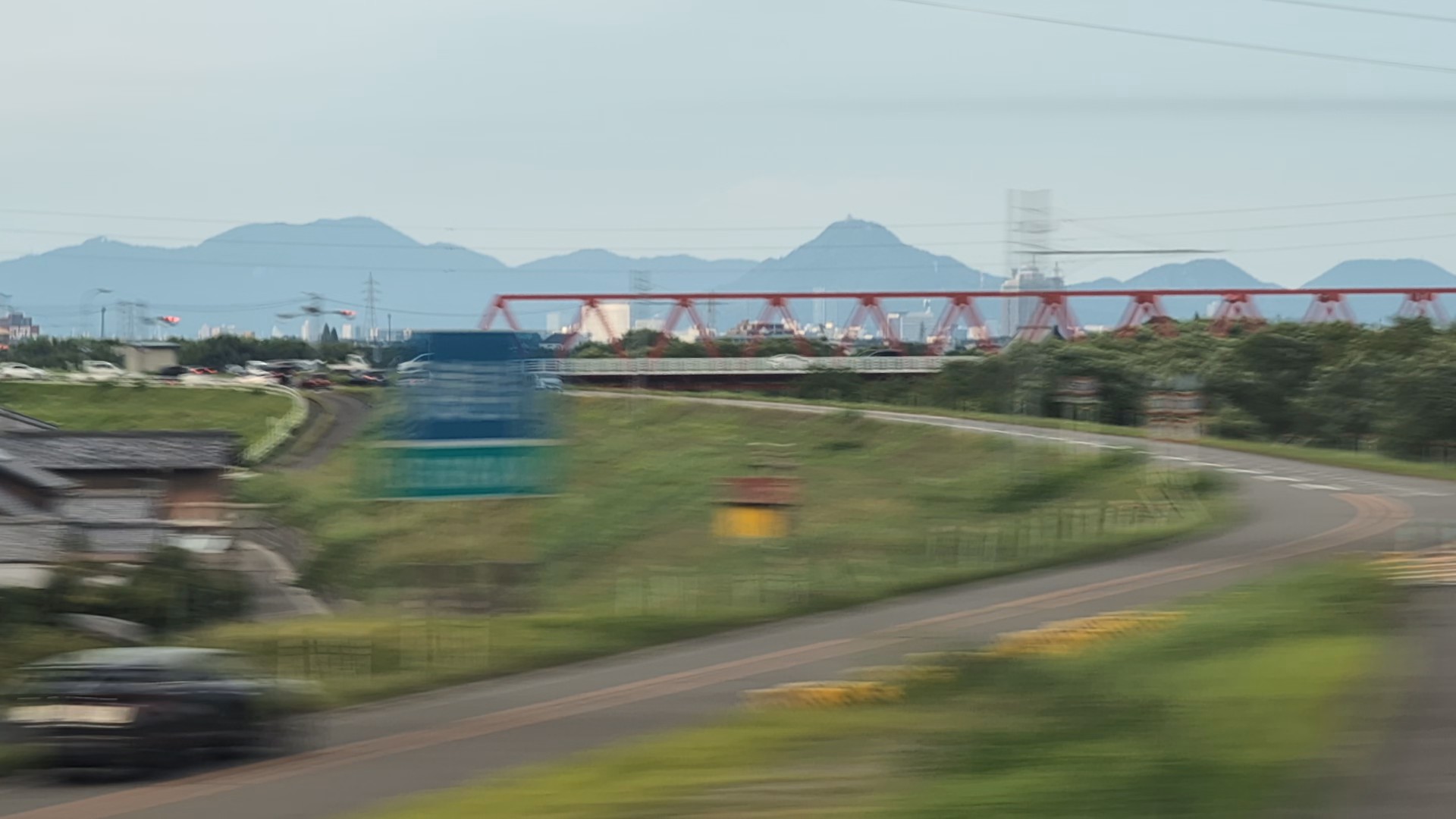Château de Gifu depuis le Shinkansen