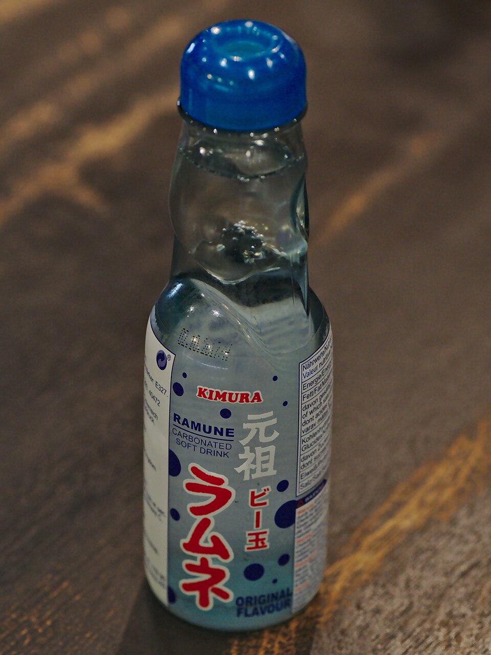Ramune bottle made by Kimura Drink
