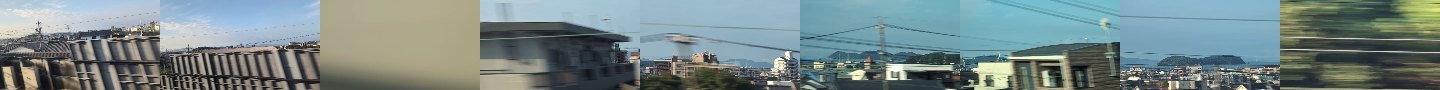 動画の前後に続く景色の一覧